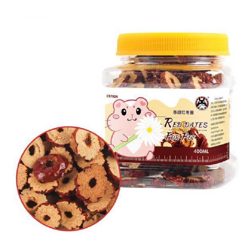 宠物小红枣圈粒400ml 仓鼠兔子豚鼠龙猫零食松鼠 小宠零食高清大图