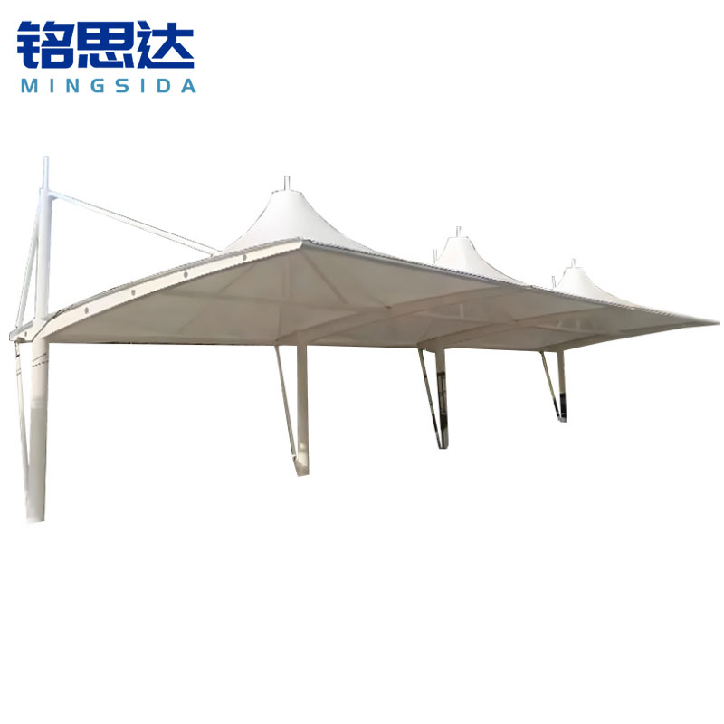铭思达膜结构遮阳雨棚定制平方米