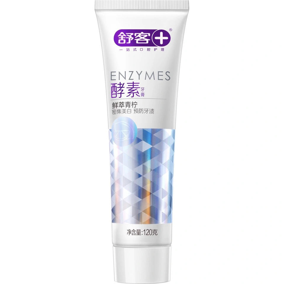 舒客(Saky) 专研美白酵素牙膏120g鲜萃青柠