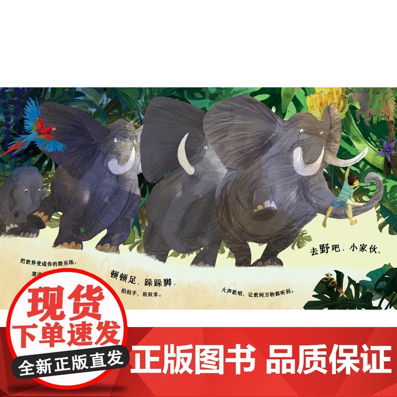 去野吧小家伙精装绘本图画书融入自然户外活动亲近大自然探索精神获得勇气智慧绘本艺术熏陶审美体验3-6岁亲子共读启发正版童书高清大图