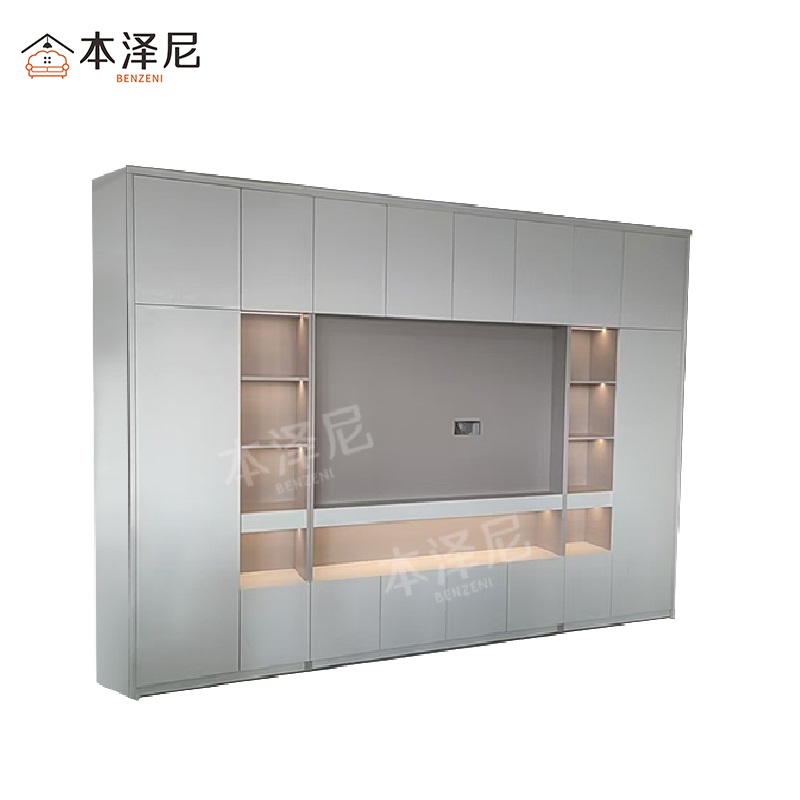 本泽尼 电视背景柜 HTZ-DZ10 平方米高清大图