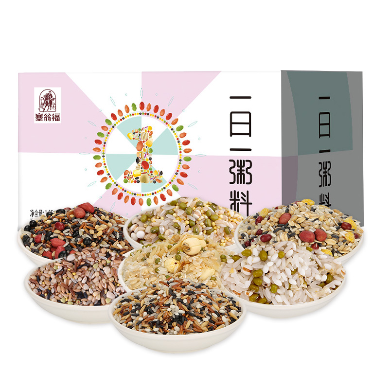 塞翁福一日一粥料 1050克(杂粮粥料组合)150g*7盒.
