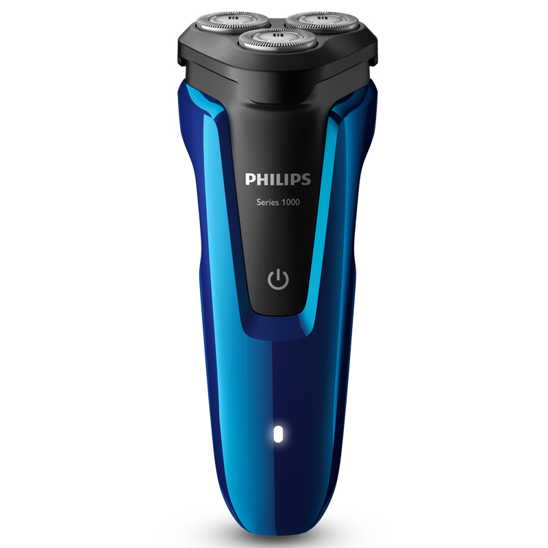 飞利浦(PHILIPS)电动剃须刀 干湿双剃 蓝色 刮胡刀 S1050/02