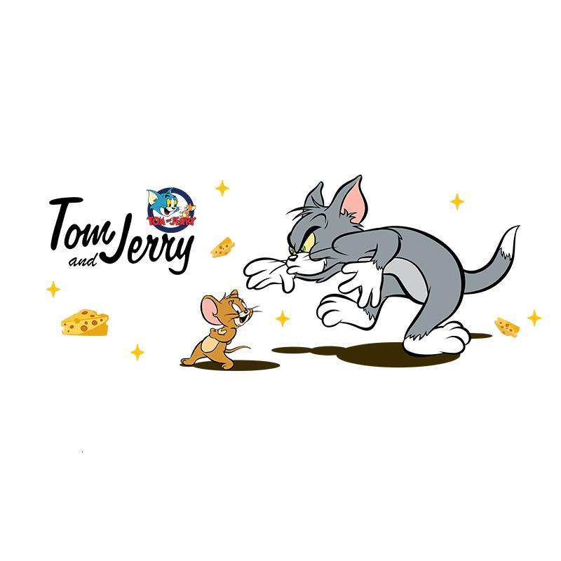 猫和老鼠车贴汤姆杰瑞搞笑车贴划痕遮挡趣味车身贴可爱卡通贴纸汽车车