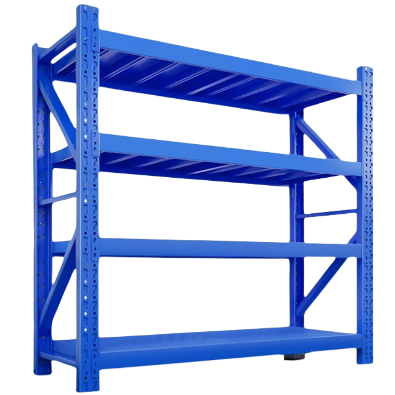 汇微星蓝色四层货架高清大图