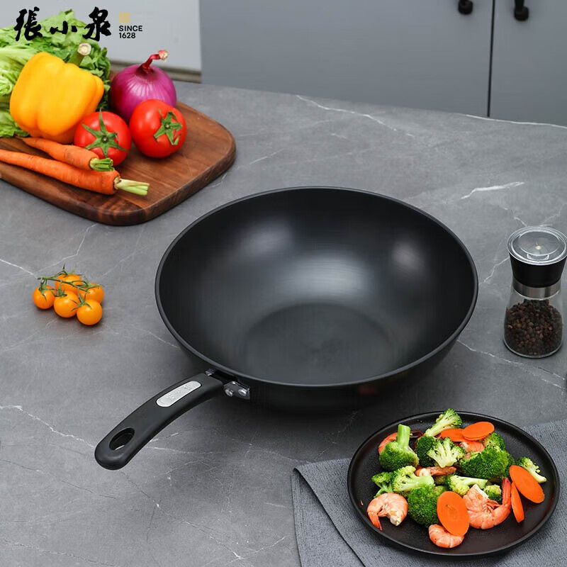 张小泉万家简品精铁炒锅C30330100高清大图