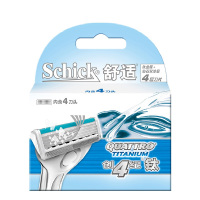 Schick 舒适 创4纪钛剃须刀头替换装（4个刀头装）