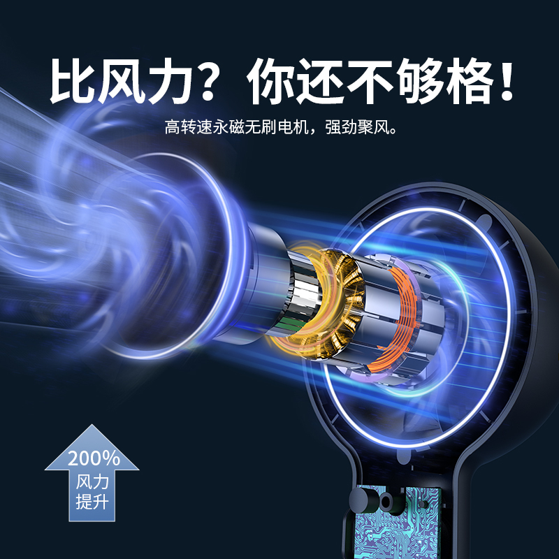 讯迪手持usb小风扇便携式随身小型可充电款夏天学生宿舍电风扇小型小电风扇迷你宝宝吹辅食饭手拿小风扇