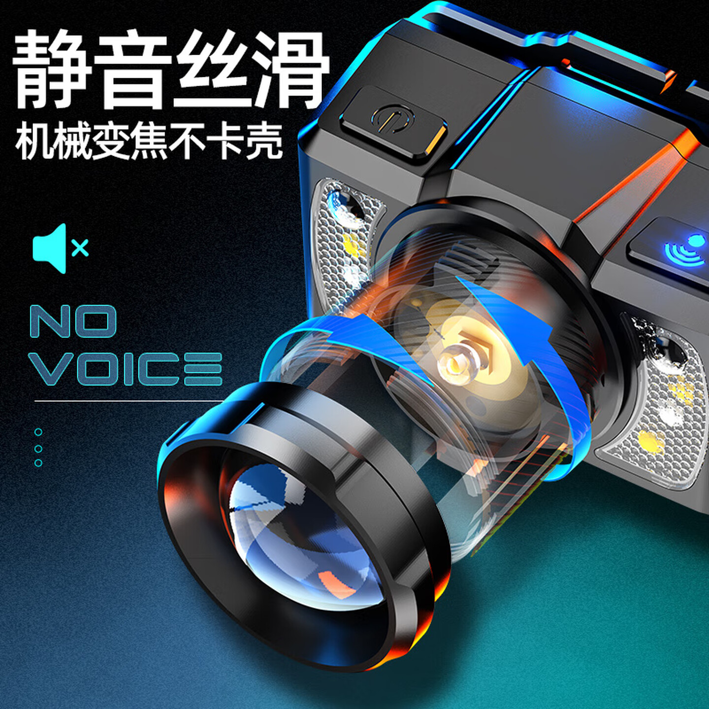 神火(supfire)HL25头灯超长续航夜钓头灯强光超亮感应头灯头戴式钓鱼灯手电筒高清大图