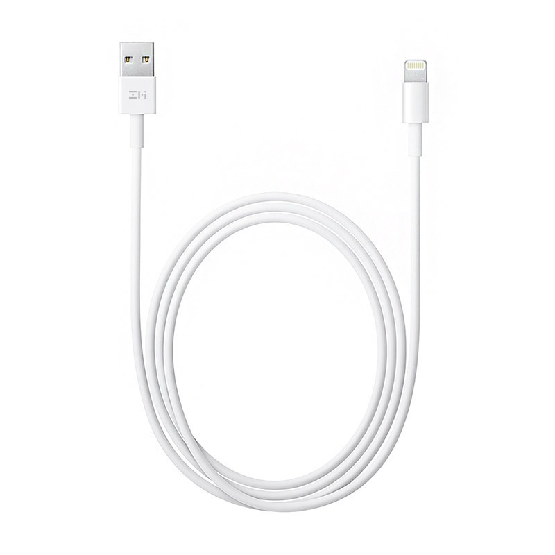 ZMI USB Cable 1m 白色苹果数据充电线 通过苹果MFI认证 支持快充 稳定高效耐用