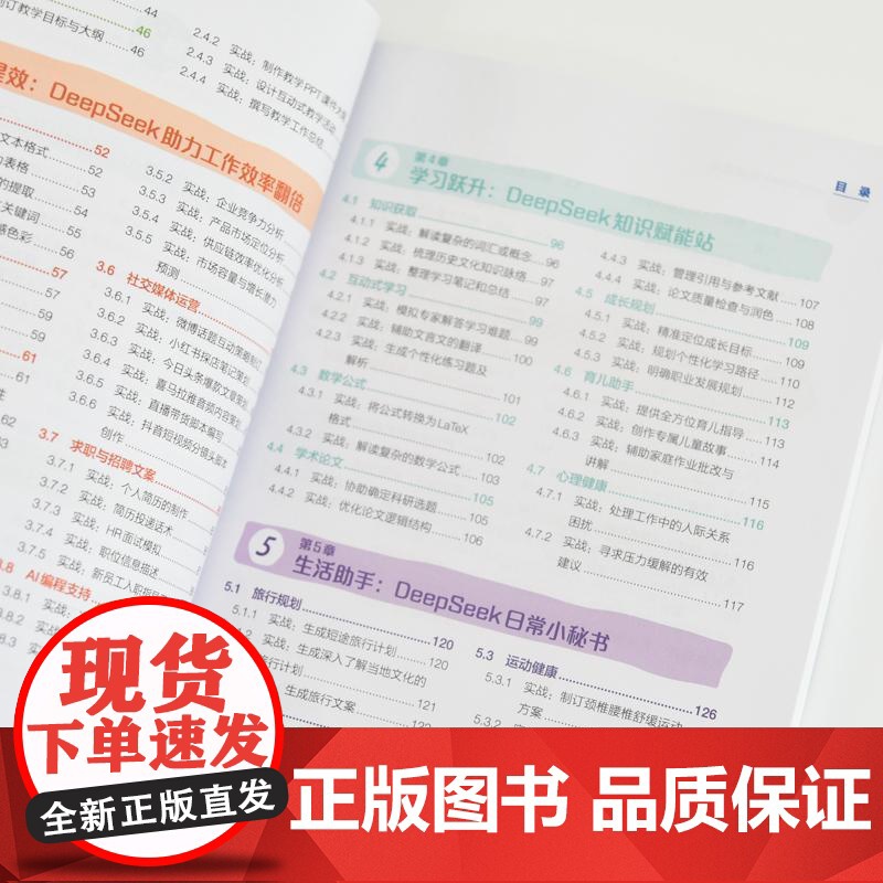 DeepSeek实战精粹 ddeepseek实用指南教程书籍基础掌握deepseek高清大图