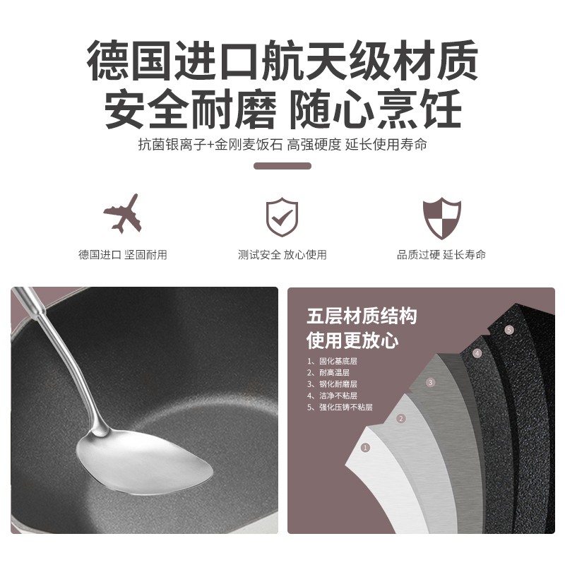 巴尔德智选多功能炒锅 BC-050高清大图