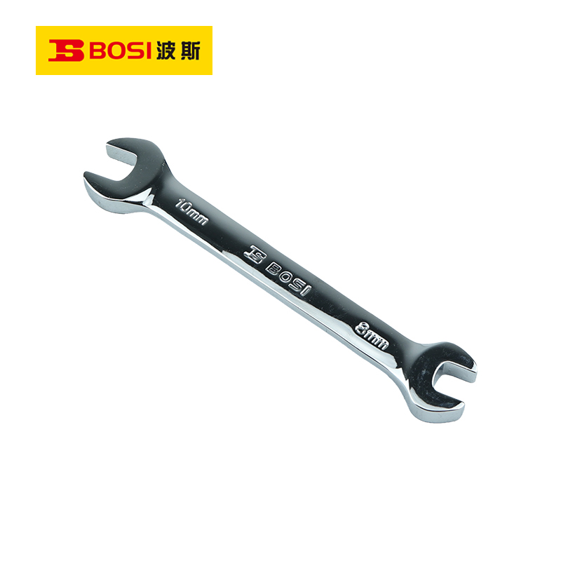波斯（BOSI）精品开口扳手（8x10mm）把