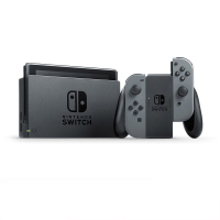 任天堂(NINTENDO)Switch掌上游戏机NDS掌机主机日版便携式游戏机黑色主机灰色手柄