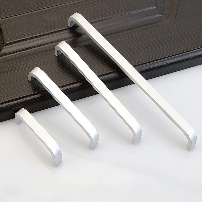 红缅鞋柜门把手现代简约实心空心太空铝合金拉手*1个高清大图