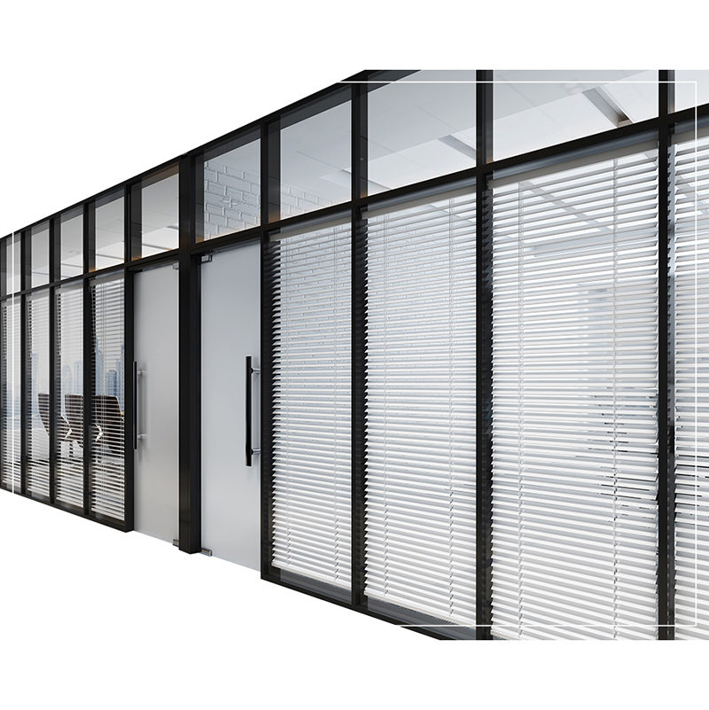 三猫树 玻璃隔断 双玻带百叶 平方米高清大图