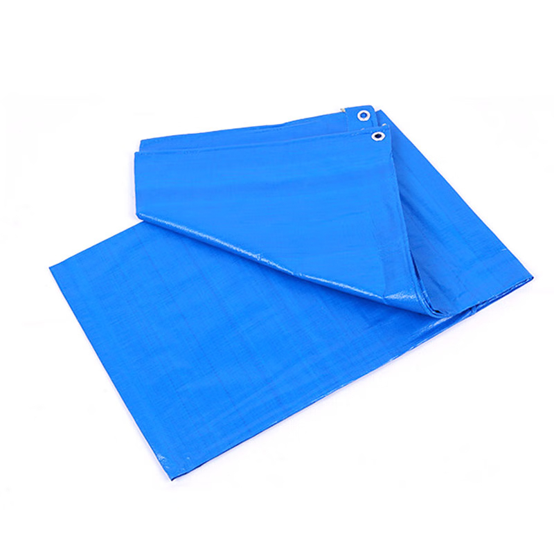海斯迪克 gnjz-1491 工业用加厚彩条布防雨布雨棚布帆布 PE防水雨篷布油布 6米*8米