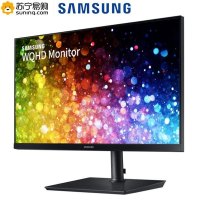 三星(SAMSUNG)26.9英寸 2k高清 双屏 超广视角微边框type-c液晶显示器S27H850QFC