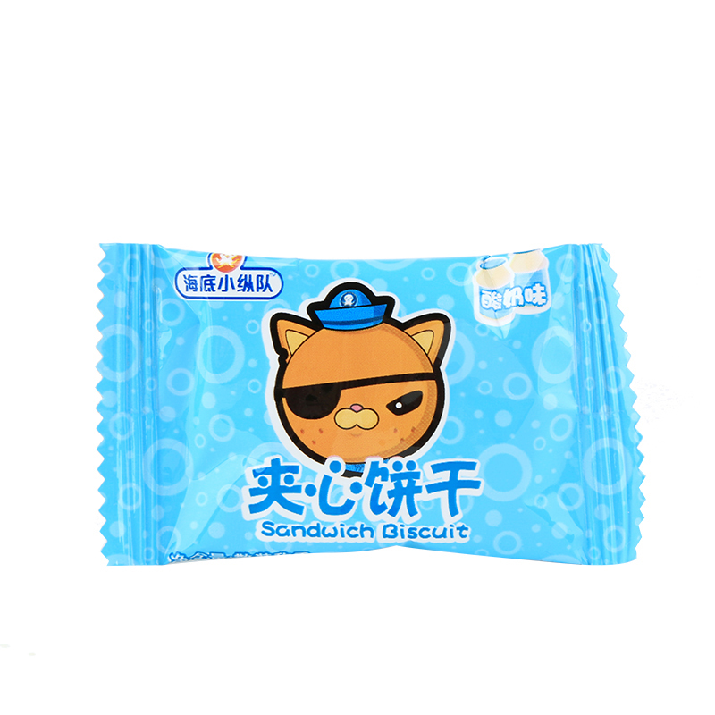海底小纵队酸奶味夹心饼干120克/袋