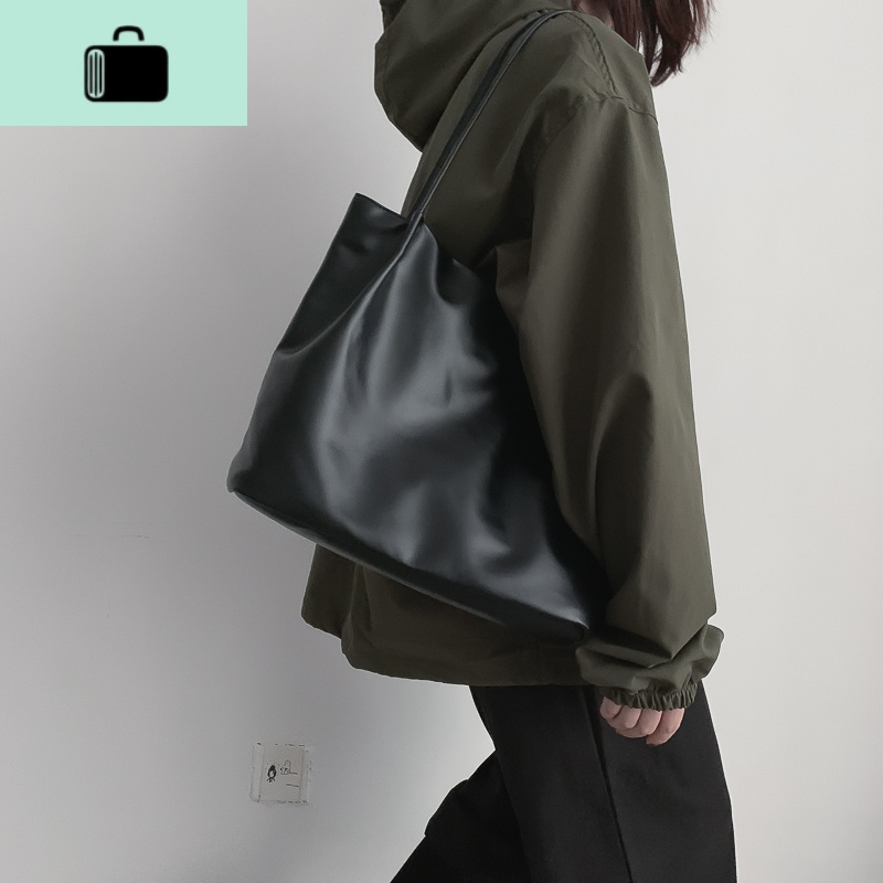 大容量网红包包女2020新款潮单肩百搭ins简约韩版学生大气托特包NEW LAKE女士单肩包