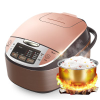 Midea 美的电饭煲 FS4041 智能多功能 底盘加热电饭锅 预约煮饭4L黄晶蜂窝内胆 非IH电磁加热