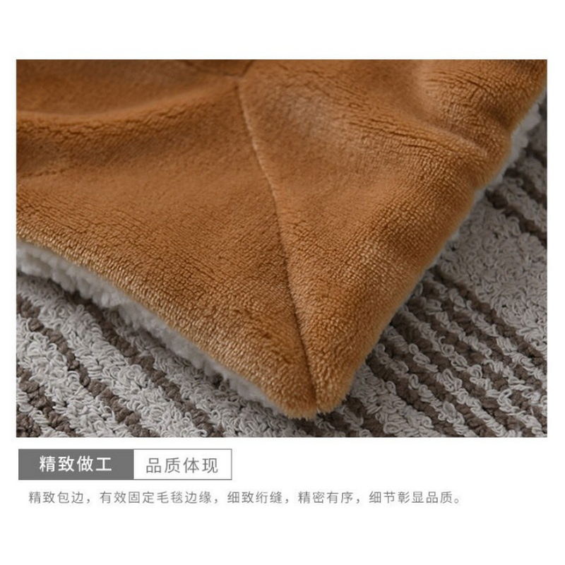 伊伊爱150*200cm秋冬保暖芬兰绒毯加厚双层毛毯( (单位:条)高清大图