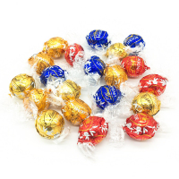 瑞士进口Lindt 瑞士莲软心巧克力(黄盒)混合精选口味约50粒600g分享装婚庆喜糖巧克力
