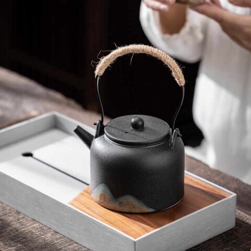 苏氏陶瓷(SUSHI CERAMICS) J0486远山提梁壶 350ml (单位:盒)高清大图