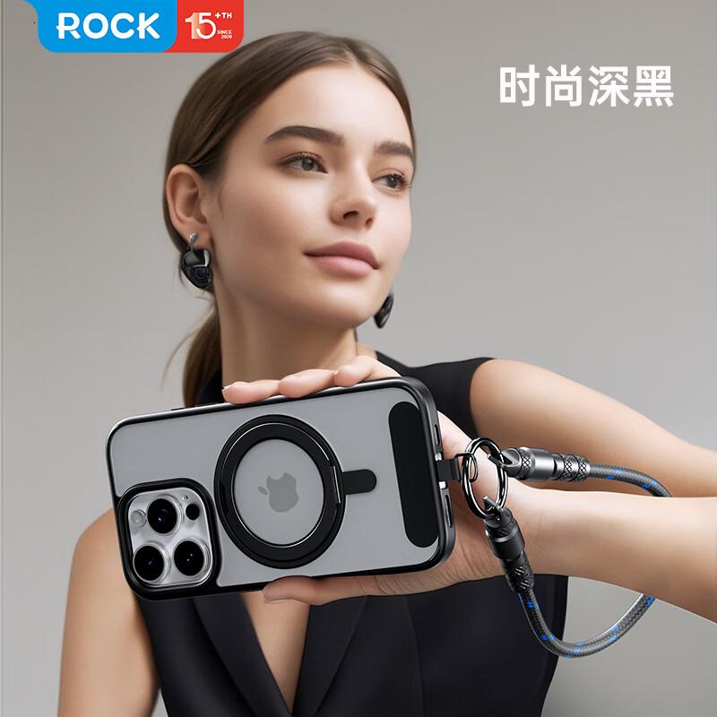 ROCK R15 手机挂绳27W快充锌合金数据线 苹果版高清大图