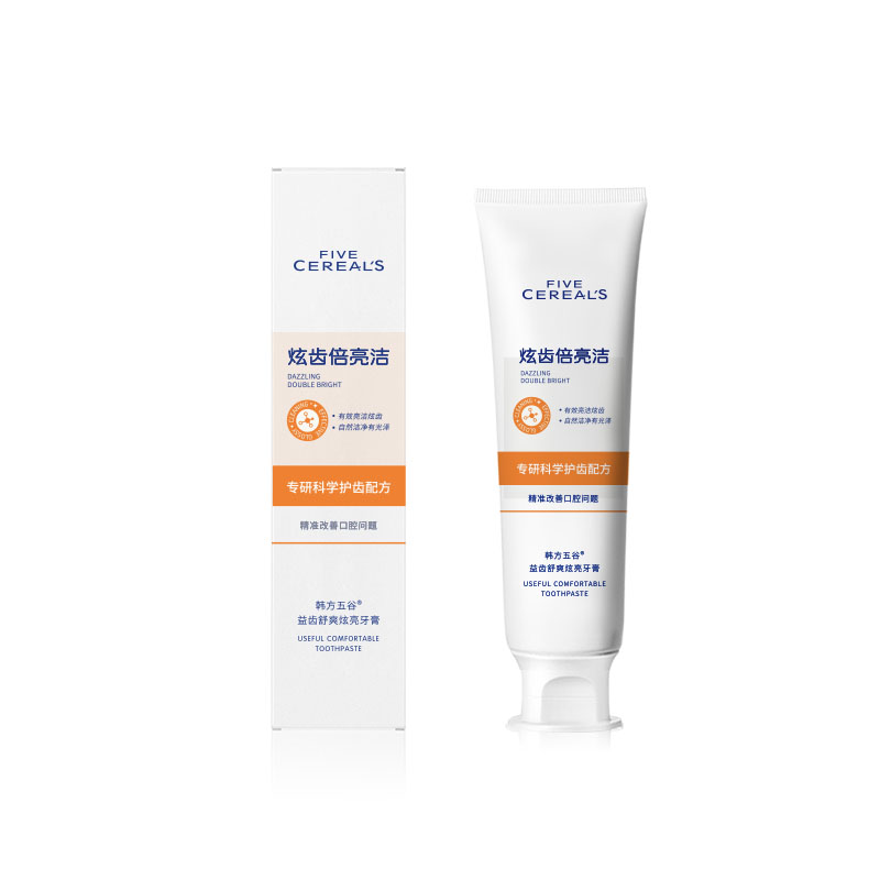 韩方五谷 益齿舒爽炫亮牙膏150g