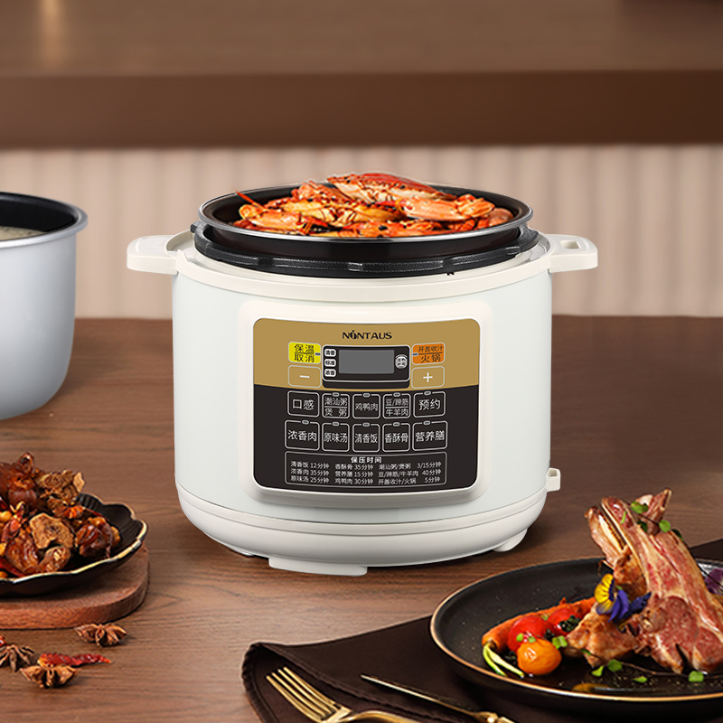 金正 TMS 电压力锅家用 多功能饭煲智能烹饪机 鲜美味电压力锅(双胆) JZL-YL596B高清大图