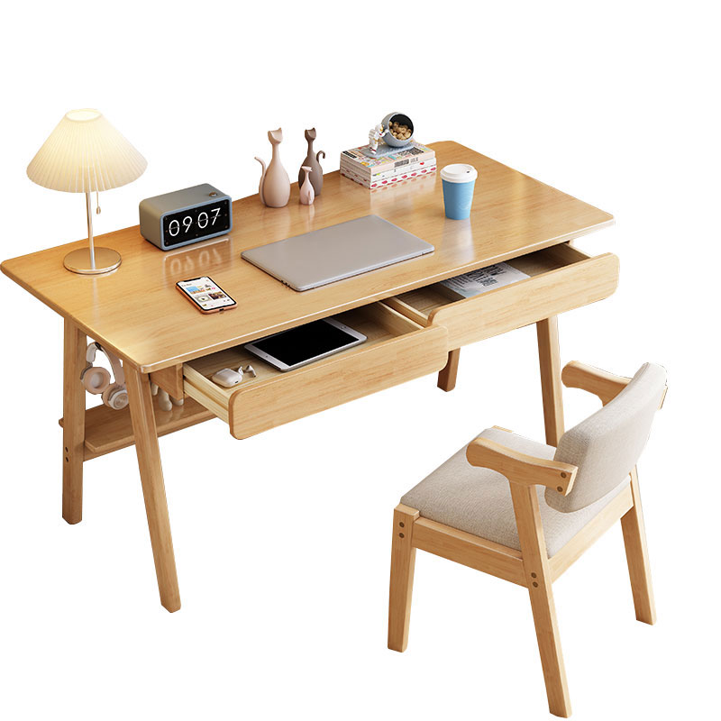 宜掌柜 书桌 学习桌 1.2米含椅 套高清大图