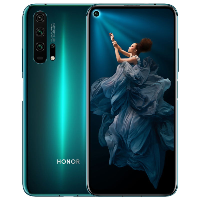 荣耀(honor)20 PRO 8GB+256GB 蓝水翡翠 移动联通电信4G全网通 定格奇幻之美 4800万全焦段AI四摄 双光学防抖 麒麟980全面屏手机高清大图
