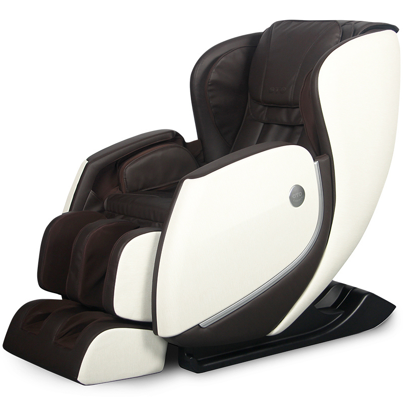 oto按摩椅家用新款小型全身自动摇摆按摩沙发翻转按摩腿机rk11棕色