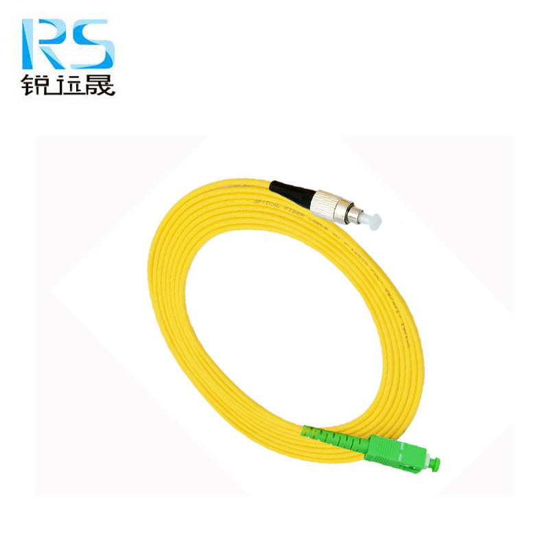 锐远晟 单模光纤尾纤FC/UPC-SC/APC-10m 10根/包高清大图