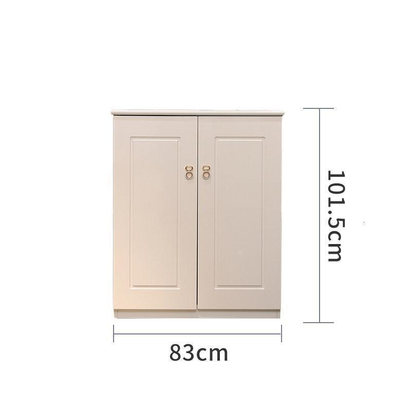 森美人60度旋转鞋柜家用口厅玄关柜多功能大容量旋转鞋架 6层象牙白配白架（柜深393mm）整装