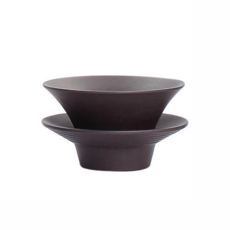 紫砂公道杯茶海过滤组合陶瓷功夫茶具分茶器茶道配件茶器 紫砂过滤组