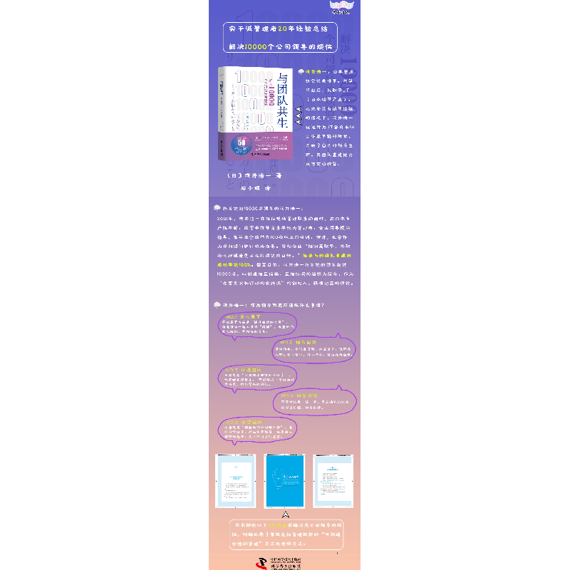 正版 与团队共生(解决10000个公司领导的烦恼) [日]浅井浩一 中国高清大图