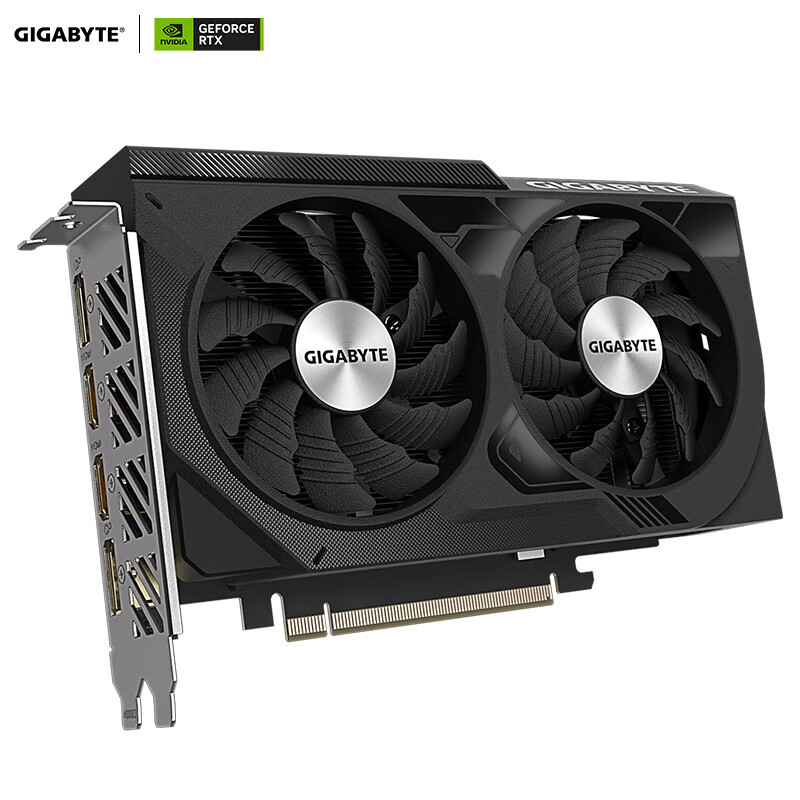 技嘉(GIGABYTE)风魔 GeForce RTX 4060显卡 WINDFORCE OC 8G DLSS 3