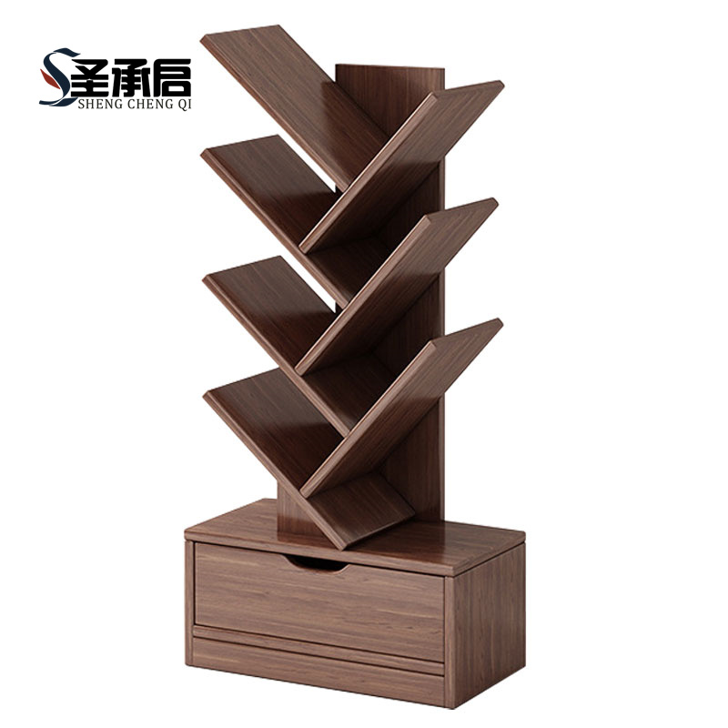 圣承启书架木质100cm个