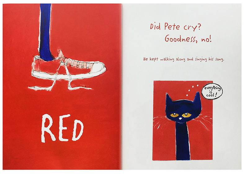 [正版]送音频Pete the Cat I Love My White Shoes皮特猫系列我爱白鞋子我的脏鞋子英文原高清大图