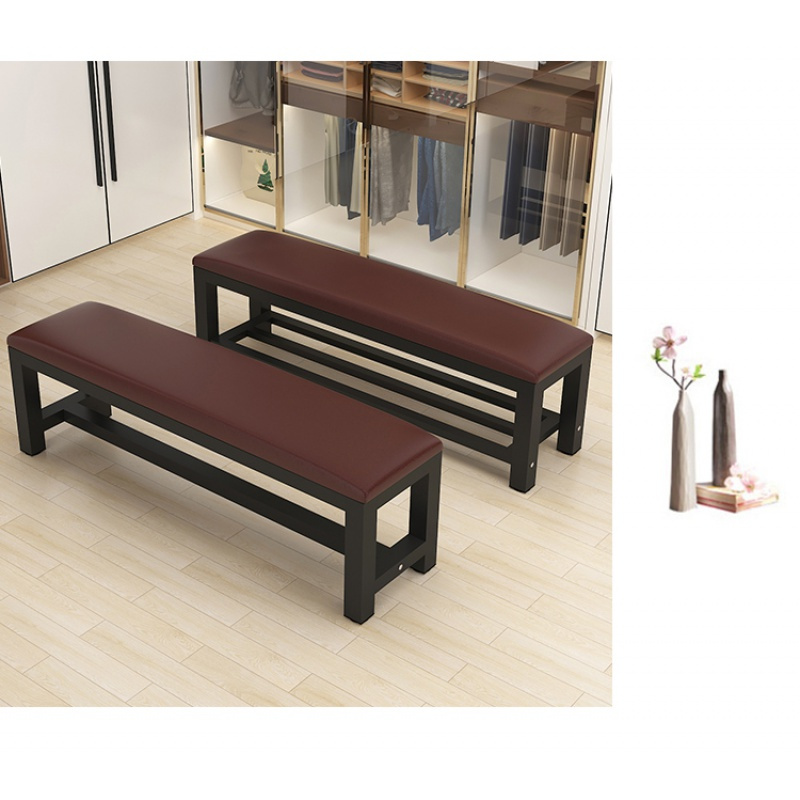 长条凳软包长凳换鞋凳家用ciaa床尾凳更衣室健身房服装店沙发凳