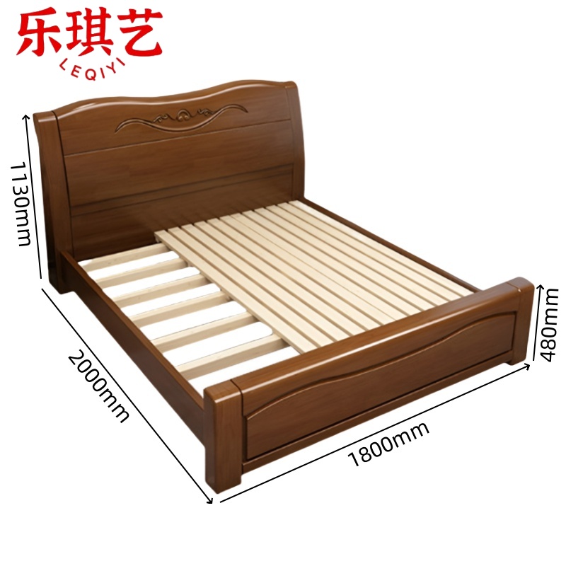 乐琪艺 单人床 木质(1.8m) 张高清大图