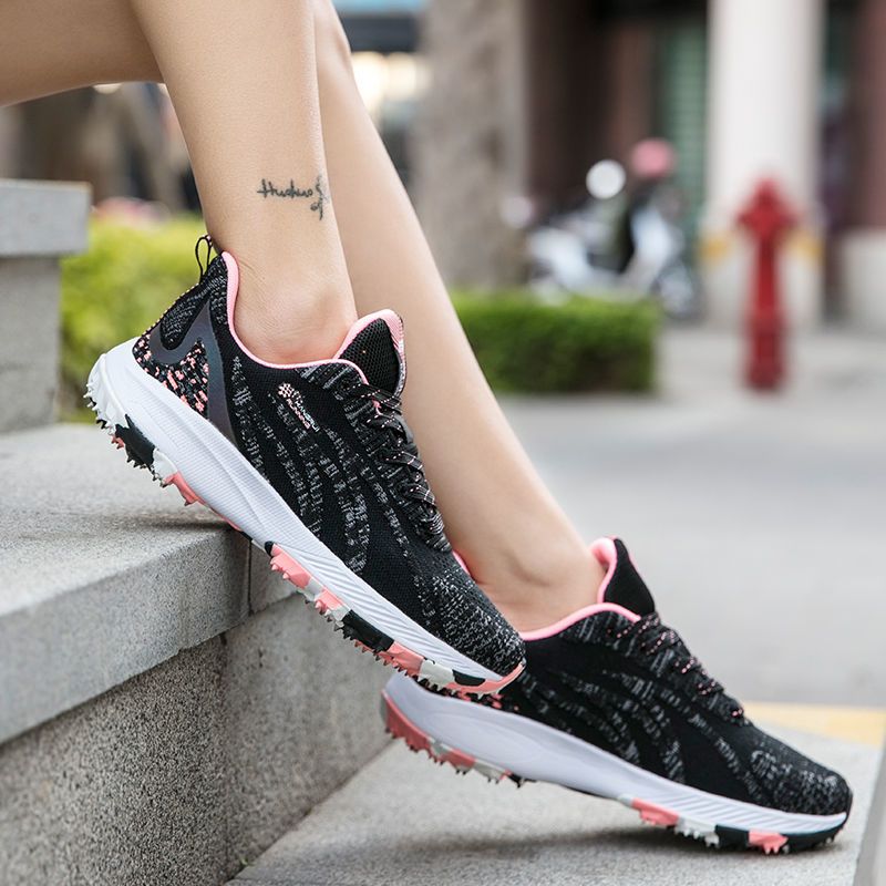 田径运动跑鞋女比赛立定跳远轻便中考体育专用鞋女跑步鞋