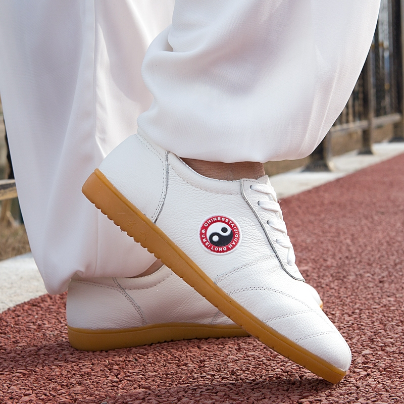 太极鞋春秋软牛皮牛筋底男女武术鞋古达太极运动鞋季春季夏季