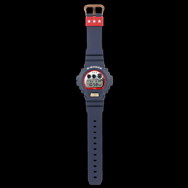 CASIO Casio卡西欧男士爱国风情深蓝色运动腕表致敬美国精神时尚休闲高清大图