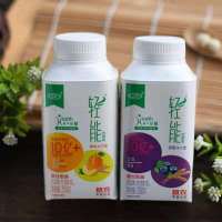 三元轻能优酪乳脱脂酸牛奶黄桃大麦蓝莓果粒味早餐奶 6瓶蓝莓大麦味送2瓶蓝莓大麦味