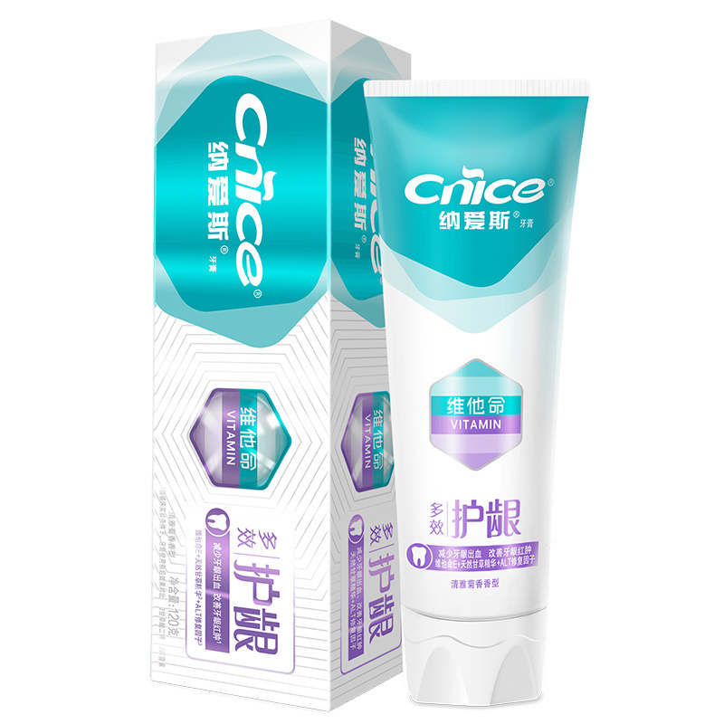 纳爱斯多效护龈牙膏120g