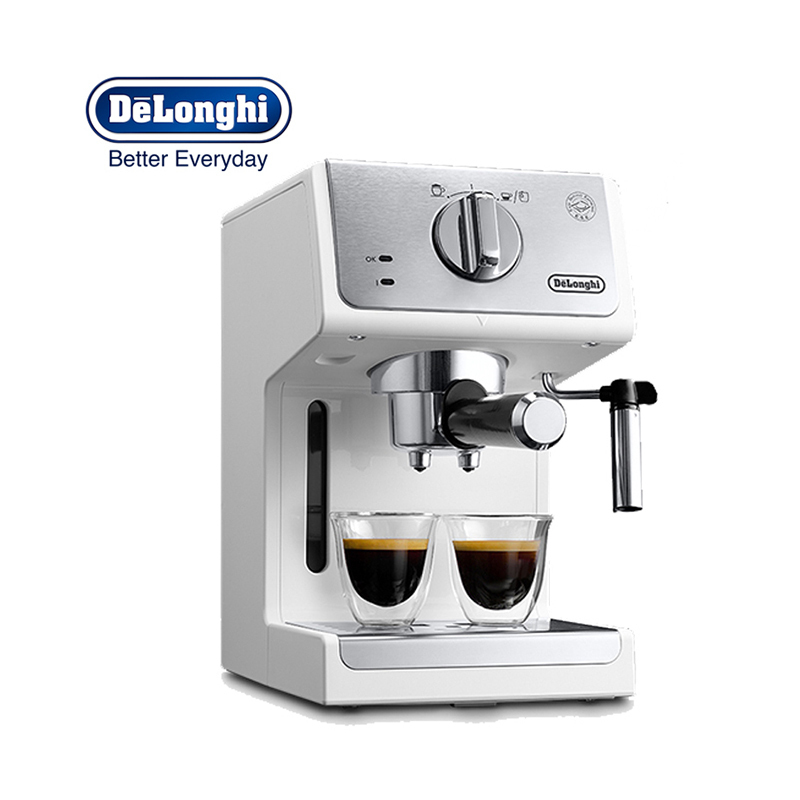 （HD）德龙(Delonghi) ECP35.31.W 15Bar泵压式半自动 咖啡机 (计价单位：台) 银色