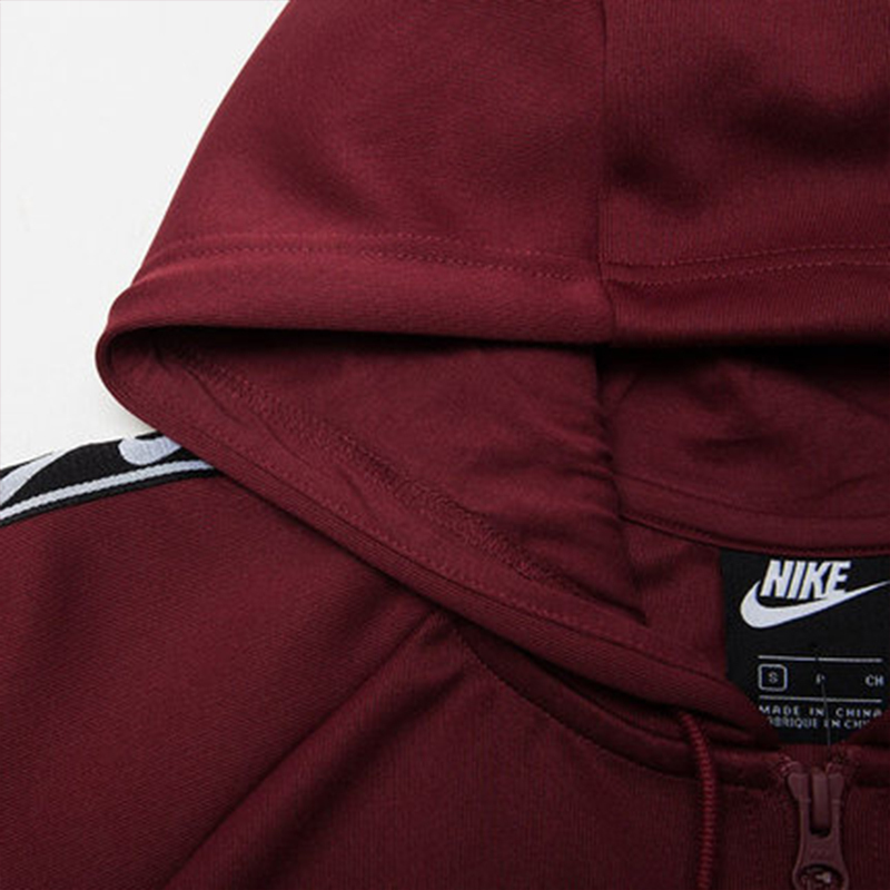 耐克(NIKE) 女子休闲连帽卫衣 W NSW HOODIE FZ LOGO TAPE BV3448-677